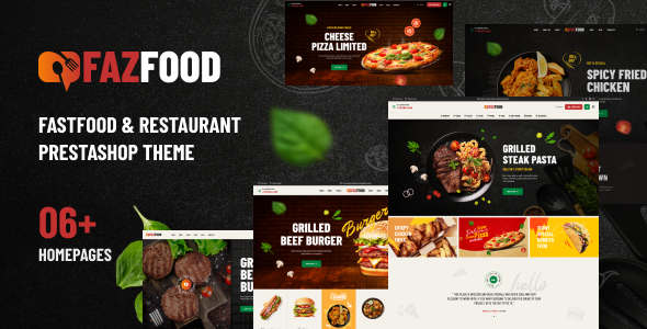 Leo Fazfood Elementor – Fastfood & Restaurant  Prestashop Theme – 0 Sold!