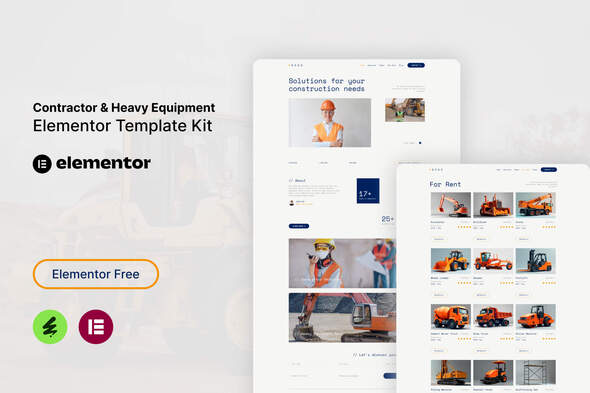 Goso – Contractor & Heavy Equipment Elementor Template Kit – 0 Sold!