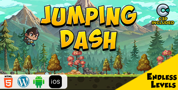 Jumping Dash HTML5 Construct 3 Game