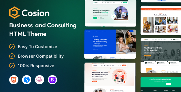 Cosion – Business Consulting HTML Template – 0 Sold!