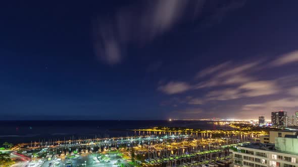 Honolulu Night Time Lapse