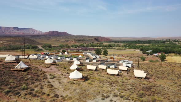 Canvas Tents And Luxury Bungalows At Zion Wildflower Resort, Glamping At Zion National Park. - aeria