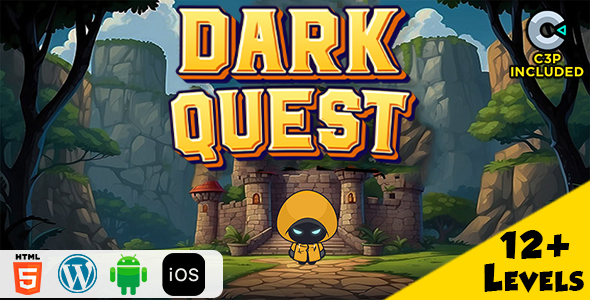 Dark Quest HTML5 Construct 3 Game