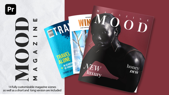 Mood Magazine Promo for Premiere Pro | 14 Glossy Editorial Scenes, No Pre-renders