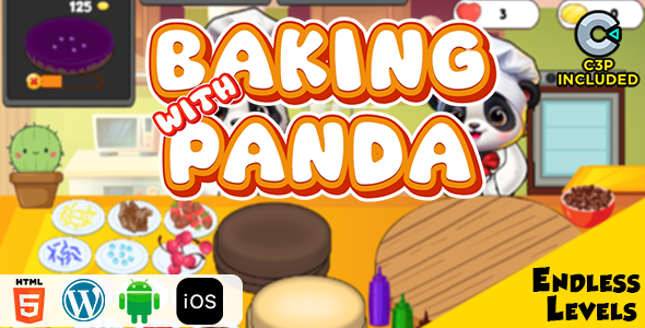 Baking with Panda HTML5 Construct 3 Game