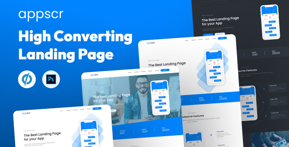 Appscr - Unbounce App Landing Page