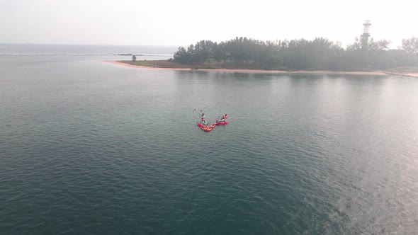 Kayaking in sacrifices island, Veracruz, mexico