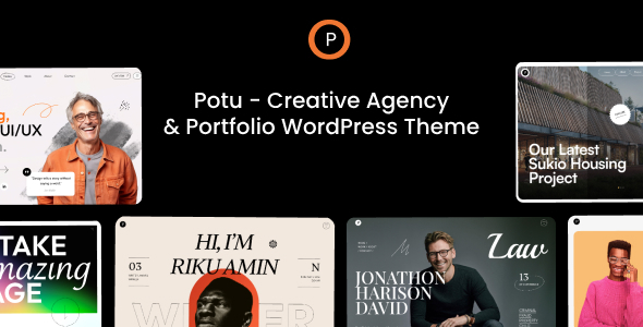 Potu – Creative Agency & Portfolio WordPress Theme – 0 Sold!