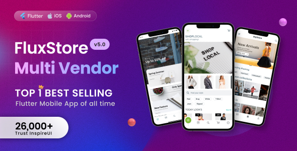 Fluxstore Multi Vendor - Flutter E-commerce Full App