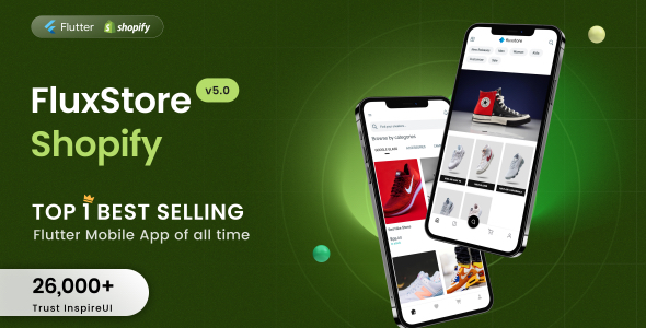 FluxStore Shopify - The Best Flutter E-commerce app