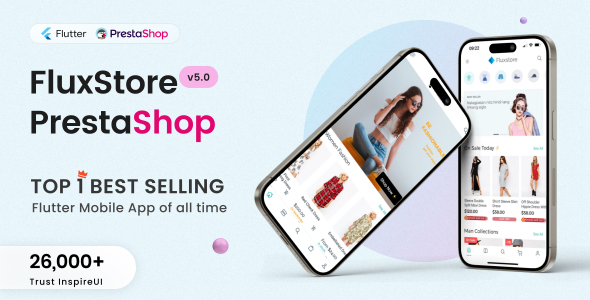 Fluxstore Prestashop - Flutter E-commerce Full App