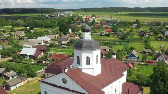 Orthodox Church of the Transfiguration of the Lord in the Agrotown of Rakov Near Minsk Belarus