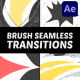Abstract Brush Seamless Transitions for After Effects - VideoHive Item for Sale