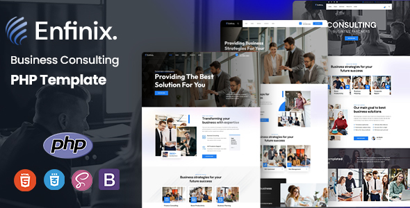 Enfinix – Business Consulting PHP Template – 0 Sold!