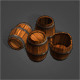 Wine Barrels - 3DOcean Item for Sale