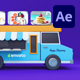 Food Truck Logo - VideoHive Item for Sale
