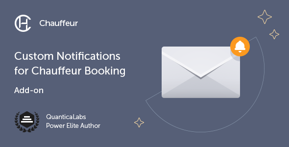 Custom Notifications Add-on: Chauffeur Taxi Booking System
