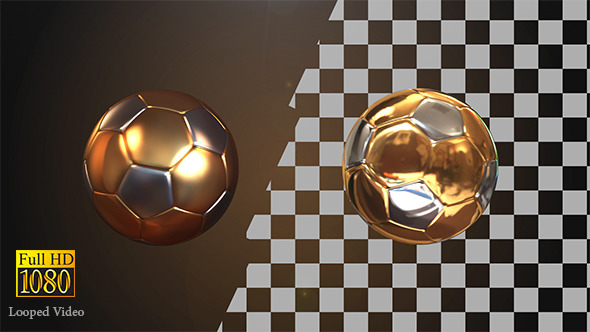 Golden Soccer Ball