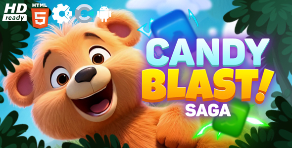 Candy Blast Saga HTML5 Game Construct 3