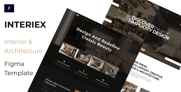 Interiex – Interior Design Figma Template – 0 Sold!