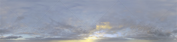 Skydome HDRI - Sunset Clouds IV