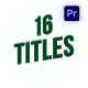 Titles MOGRT - VideoHive Item for Sale