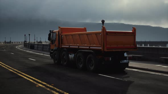 Big Lorry Truck on the Bridge alt