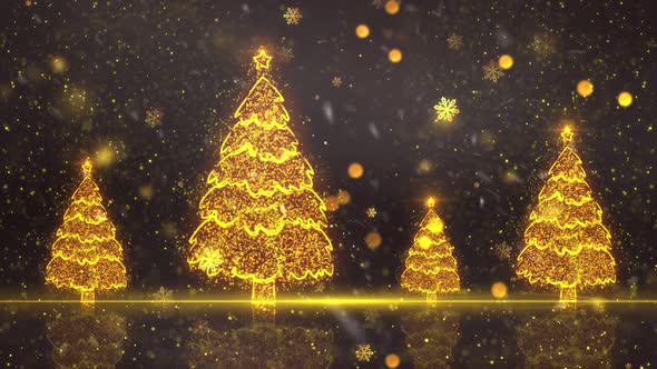 Christmas Trees Background 17