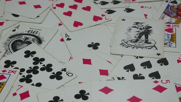 Poker Cards On The Table