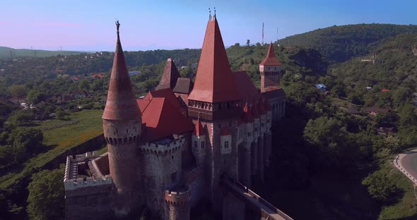 Corvin Castle In Transylvania, Romania