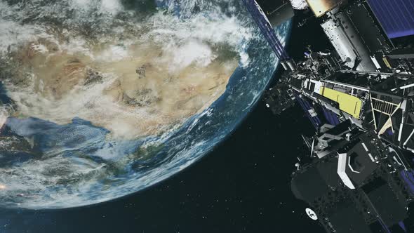 Rosetta Space Probe Flies Near Planet Earth Mainlands