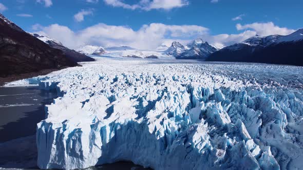 Patagonia landscape. Famous city of El Calafate at Patagonia Argentina