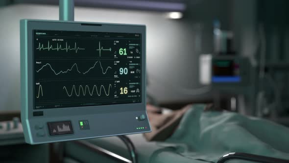 Equipment Testing Vital Parameters Of Human Heart Detects Disease Progression alt