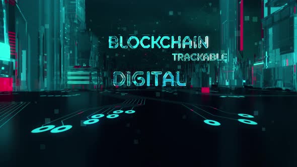 Smart Contract with Digital Technology Hitech Concept