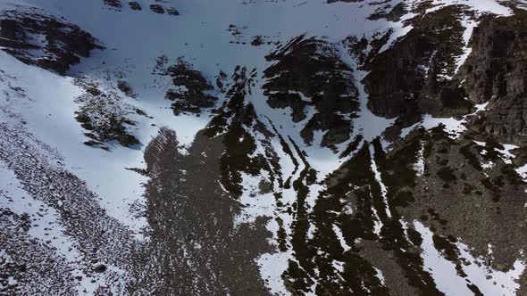 Panoramic and aerial view of the summit of the Moncayo mountain