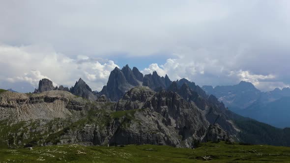 National Nature Park Tre Cime in the Dolomites Alps