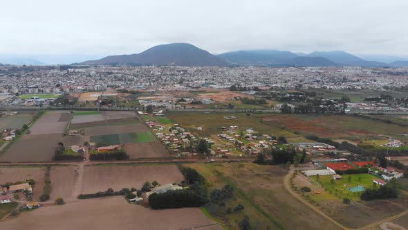 La Serena, Chile (aerial view, drone footage)