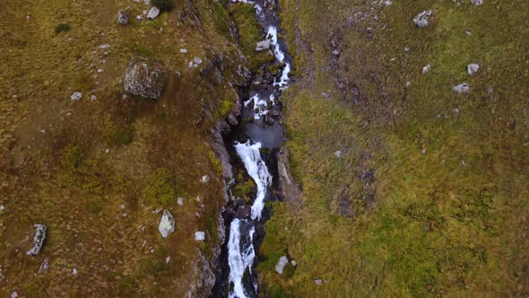 River In The Autumn Mountain Walley