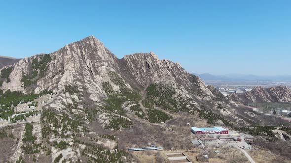 Aerial view of the Phoenix Ridge mountains