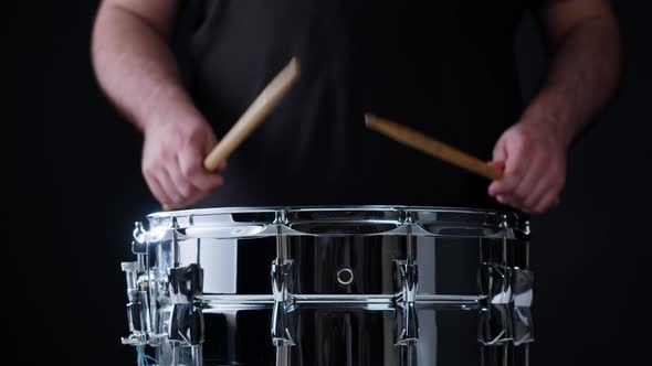 Playing Drums Closeup