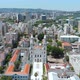 Catholic White Church Nossa Senhora das Dores (Porto Alegre, Brazil) aerial view - VideoHive Item for Sale
