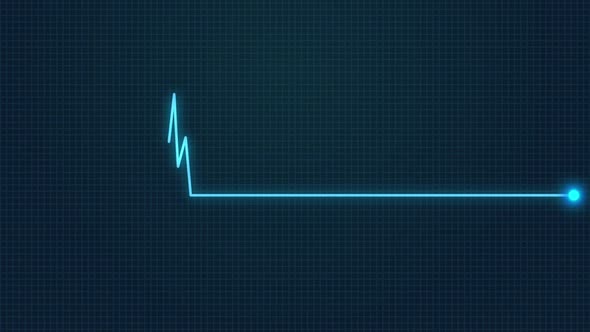 2D Digital Heartbeat Line Animation V3