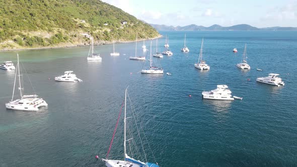 yachter's paradise near Foxys Bar in Jost van Dyke, British Virgin Islands