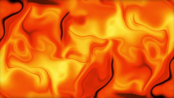 Orange color abstract modern liquid wave background. Liquid wavy motion background.