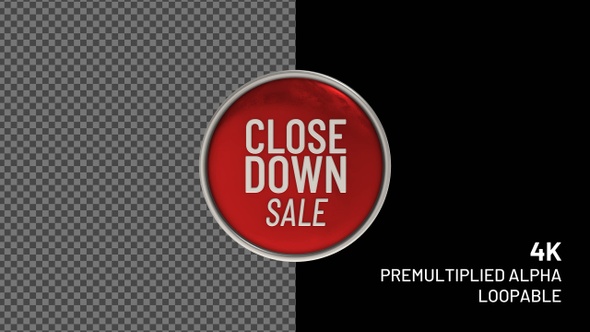 Close Down Sale Badge