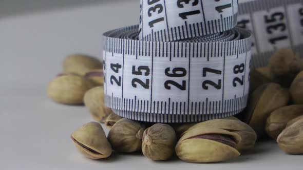 Roasted Pistachio  And Tape Measure Rotating 15