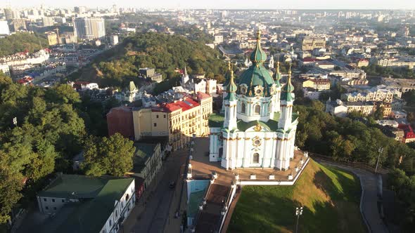 St. Andrew's Church at Dawn. Kyiv, Ukraine