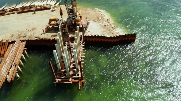 Bridge Under Construction on the Island of Siargao