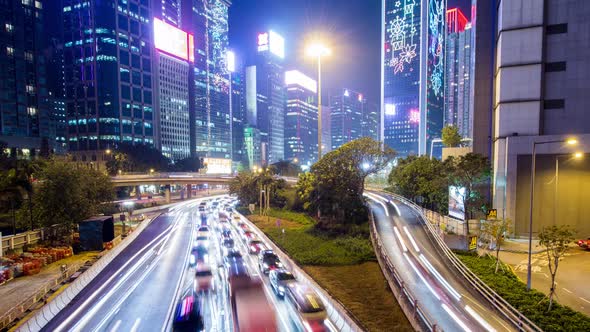 Hong Kong traffic timelapse