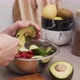 Putting Avocado Into Vegetarian Healthy Salad - VideoHive Item for Sale